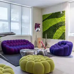 Hetero-morphosis Modular sofa – One Piece Only Sofa Set – Uniform Structure Metal Frame/Resilient Sponge/Honeycomb Wool Mesh-Like Elastic Fabric