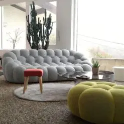 Hetero-morphosis Modular sofa – One Piece Only Sofa Set – Uniform Structure Metal Frame/Resilient Sponge/Honeycomb Wool Mesh-Like Elastic Fabric