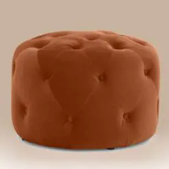 Velvet leisure footstool ottoman – 6 Pieces Of Ottoman Only – Cotton Velvet Fabric/Soft Velvet Fabric/Wood Frame