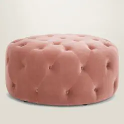 Velvet leisure footstool ottoman – 6 Pieces Of Ottoman Only – Cotton Velvet Fabric/Soft Velvet Fabric/Wood Frame