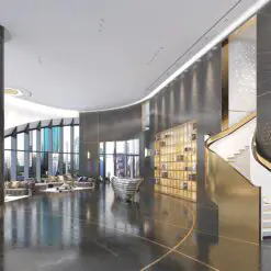 Office Metal Stainless Steel Reception Desk – ONLY RECEPTION DESK – Stainless Steel, Metal Structure