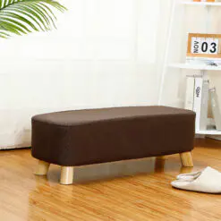 Pure Cotton Office Bench – 6 Pieces Of Bench Per Set – Durable Pure Cotton Fabric Top/Wood Legs/Metal Structure