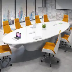 Long Oval Le-Lux Conference Table – Table Only