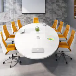 Long Oval Le-Lux Conference Table – Table Only
