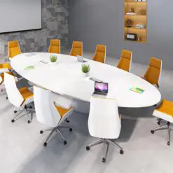 Long Oval Le-Lux Conference Table – Table Only