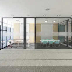 Demountable Aluminum Framed Glazed Sound-Proof Partition Wall