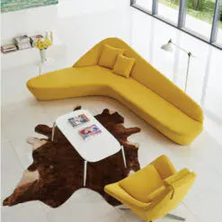Modern Edge Shape Sofa – 1 Sofa Per Set – Uniform Structure/Cushion Fabric/High Density Sponge