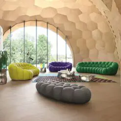 Hetero-morphosis Modular sofa – One Piece Only Sofa Set – Uniform Structure Metal Frame/Resilient Sponge/Honeycomb Wool Mesh-Like Elastic Fabric
