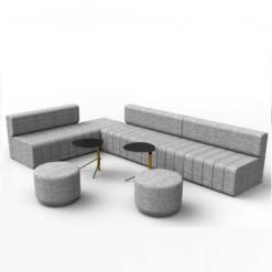 Classic Velvet Sectional Sofa – 3 PIECES PER SET – Uniform Structure Metal Frame/Cushion Soft Velvet Fabric/High Density Sponge With Velvet Finish