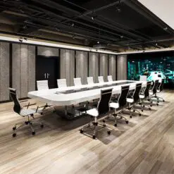 Round Edge Conference Table – Table Only