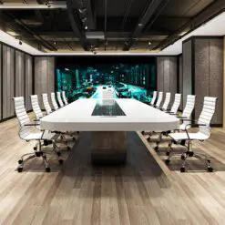 Round Edge Conference Table – Table Only