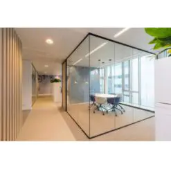 Aluminum glass office wall partition