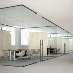 Aluminum glass office wall partition