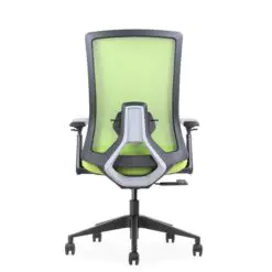 Comfy Mesh Office Chair – Adjustable Height – Durable Aluminum Base/Fabric Seat Top/Nylon Armrest/High Elasticity Mesh Backrest