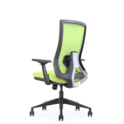 Comfy Mesh Office Chair – Adjustable Height – Durable Aluminum Base/Fabric Seat Top/Nylon Armrest/High Elasticity Mesh Backrest