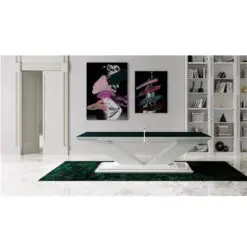 Luxury modern Ping Pong table – BILLIARD Ping Pong Table – Solid Wood/Cushion Fabric Slates