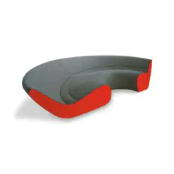 S-shaped Curved Lounge Suite Sofa – 3 PIECES PER SET – Uniform Structure Metal Frame/Cushion Soft Smooth Fabric/High Density Sponge With Smooth Finish