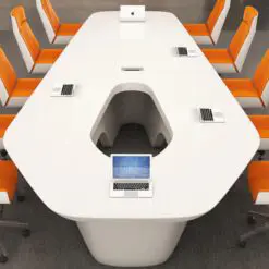 Stiletto square shape conference desk – Table Only