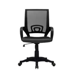 Low-Back Comfort Office Chair – Adjustable – Metal Frame/Top Cushion/Breathable Mesh