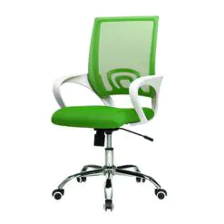 Low-Back Comfort Office Chair – Adjustable – Metal Frame/Top Cushion/Breathable Mesh