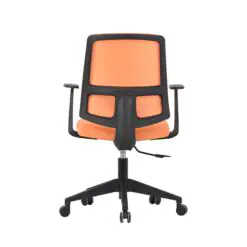 Low Back Swivel Office Chair – Adjustable Height – High Elasticity Mesh/Aluminum Base