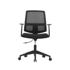Low Back Swivel Office Chair – Adjustable Height – High Elasticity Mesh/Aluminum Base