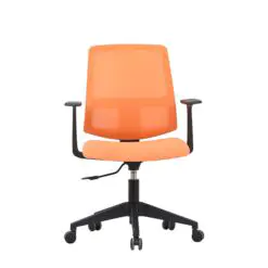 Low Back Swivel Office Chair – Adjustable Height – High Elasticity Mesh/Aluminum Base