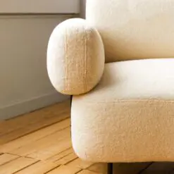 Classic Design Bubbly Lounge Seaters – 5 chairs per set – Woven Fabric/Top Cushion Fabric/Metal, wood Frame