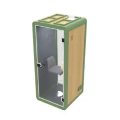 Verge Collection Soundproof Office Phone Booth – Telephone Booth Type – Pod Only