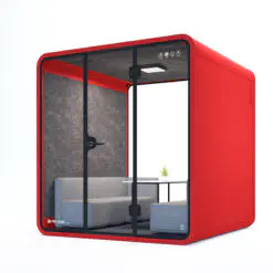 Coy Collection Soundproof Aluminum Alloy Material Office Pod – Modern Designed Pod – POD ONLY